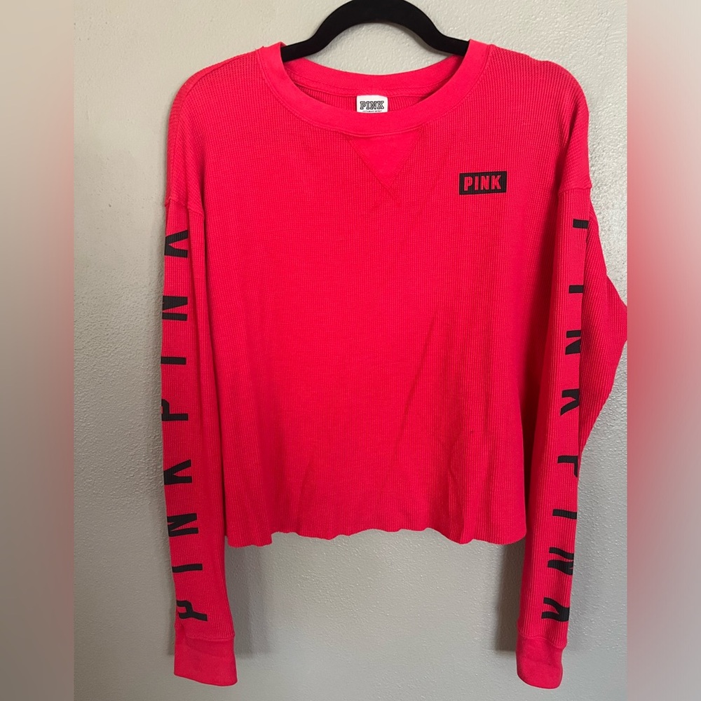 VS Pink - Thermal Red Long Sleeve